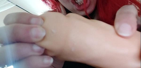 my feet can handle your beautiful, excited and wet cock well